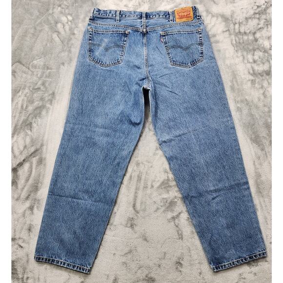 Vintage Levi's 560 Jeans Mens W40 L32 Blue Loose Fit Tapered Leg Baggy Relaxed - Picture 5 of 12